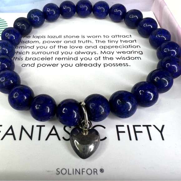 Lapis Lazuli Beads Bracelet - Picture 5 of 6